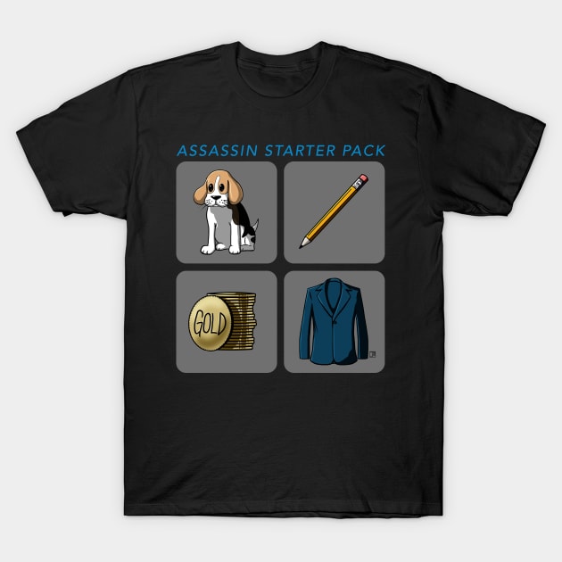 Assassin Starter Pack T-Shirt by jasonyerface
